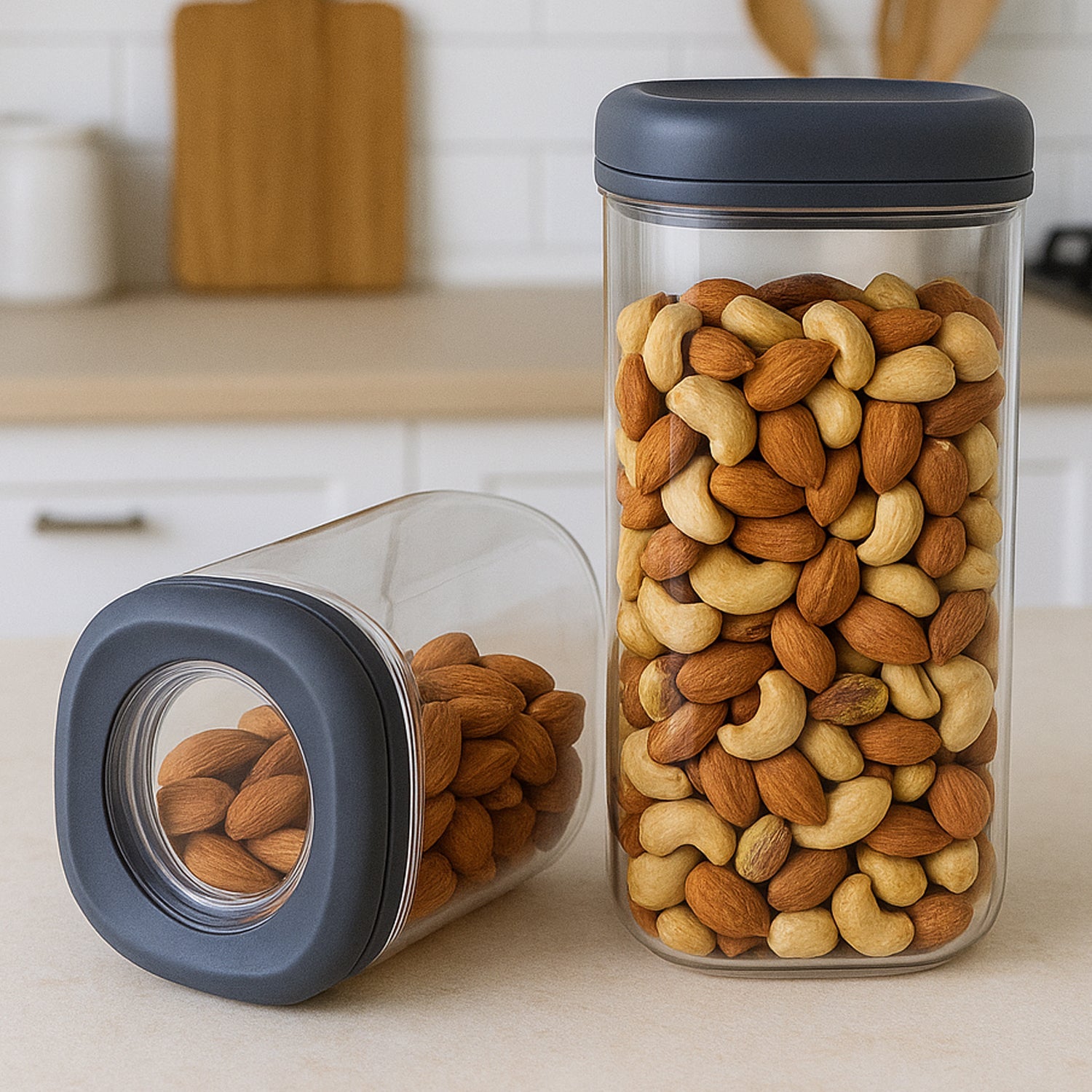 Supermom Airtight Kitchen Storage Containers – (2 Pc Set / 1500 ml) Supermom Airtight Kitchen Storage Containers – (2 Pc Set / 1500 ml)